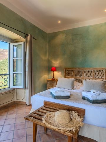 Chambre Double Supérieure de l'hôtel de charme Mare e Monti en Balagne, Corse