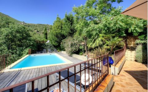 Villa La Bergerie available for rent in Feliceto for a holiday in Corsica.